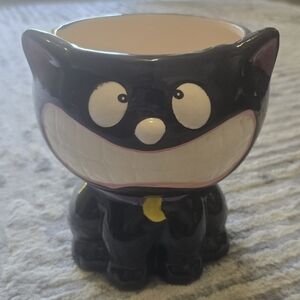 Black Cat Ceramic Jar